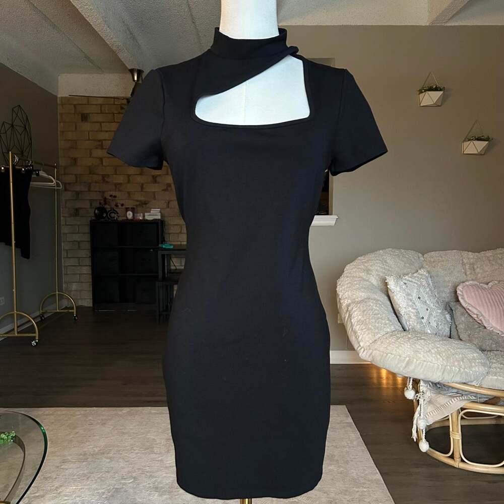 Urban outfitters black bodycon dress